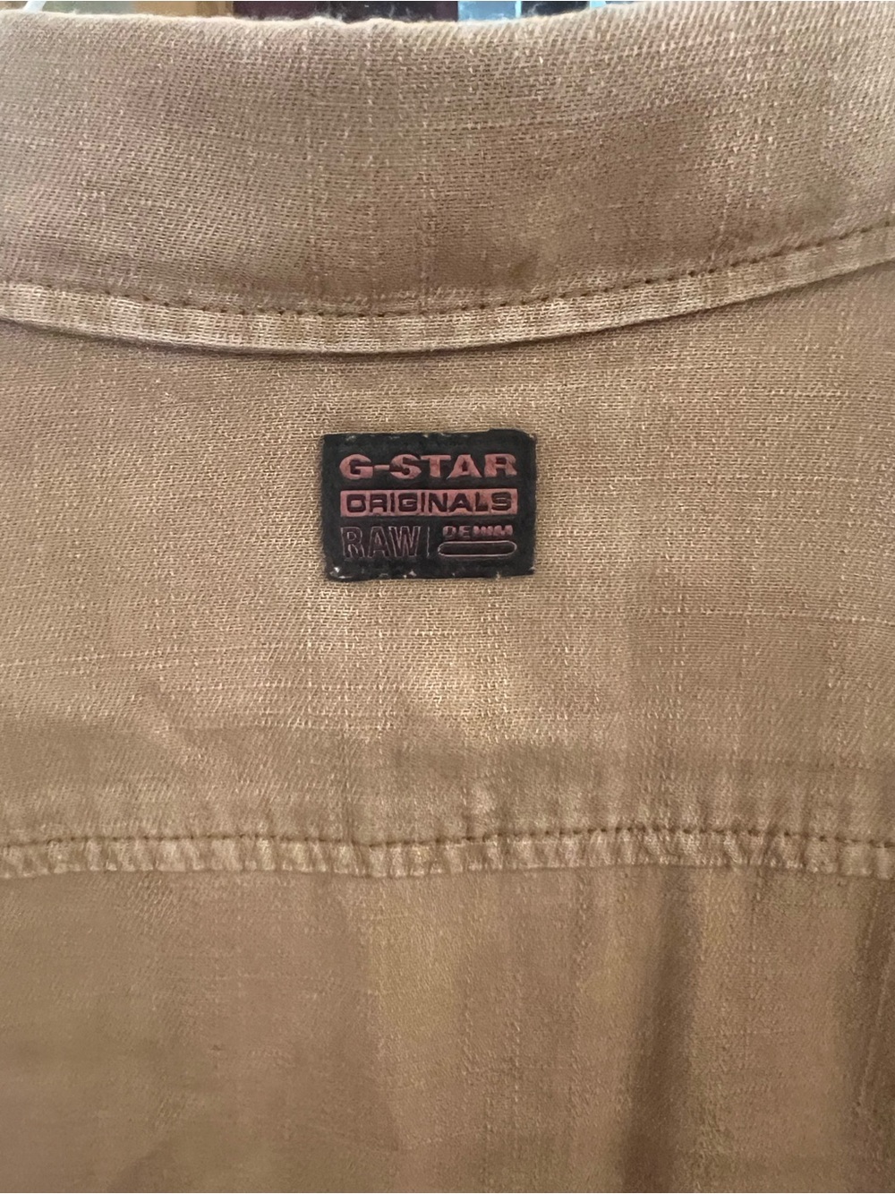 G-Star Men's Casual Button-Down Shirt in Khaki Brown - Picture 6 of 6